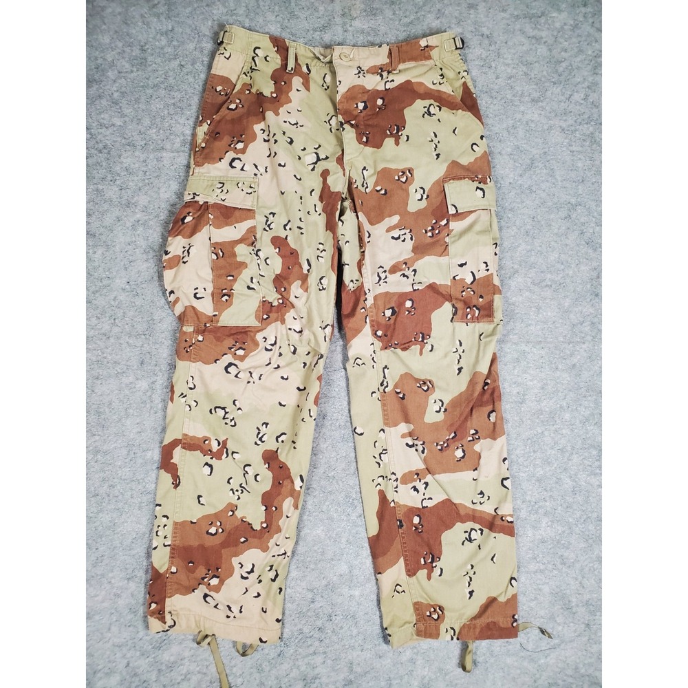 Military Pants Medium Short Chocolate Chip Camo Desert Combat Trousers Baggy